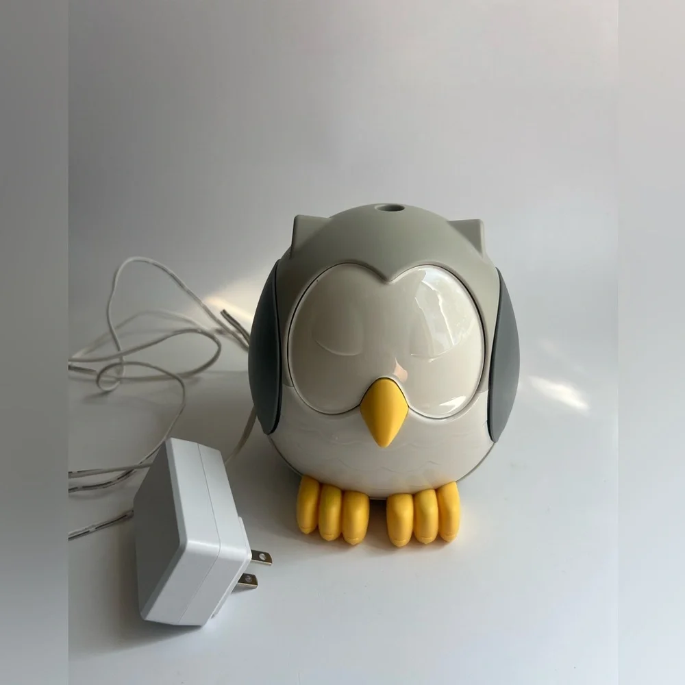 Young Living Feather The Owl Kids Essential Oil Diffuser White Noise Night Light